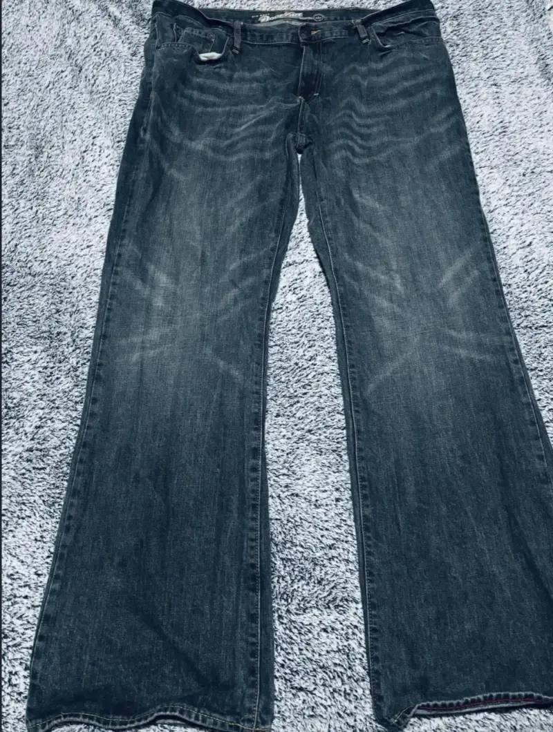 Jeans Grey Wash Wide Leg - 2