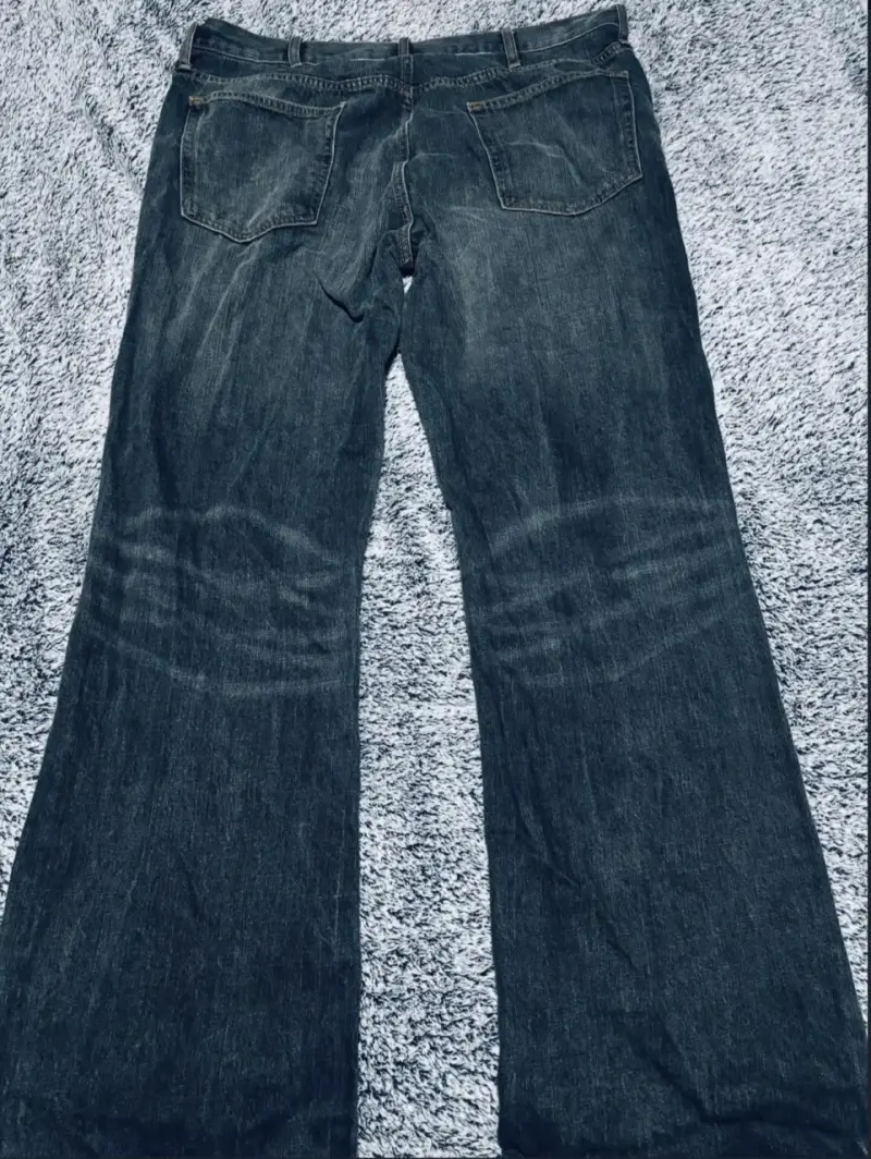 Jeans Grey Wash Wide Leg - 3