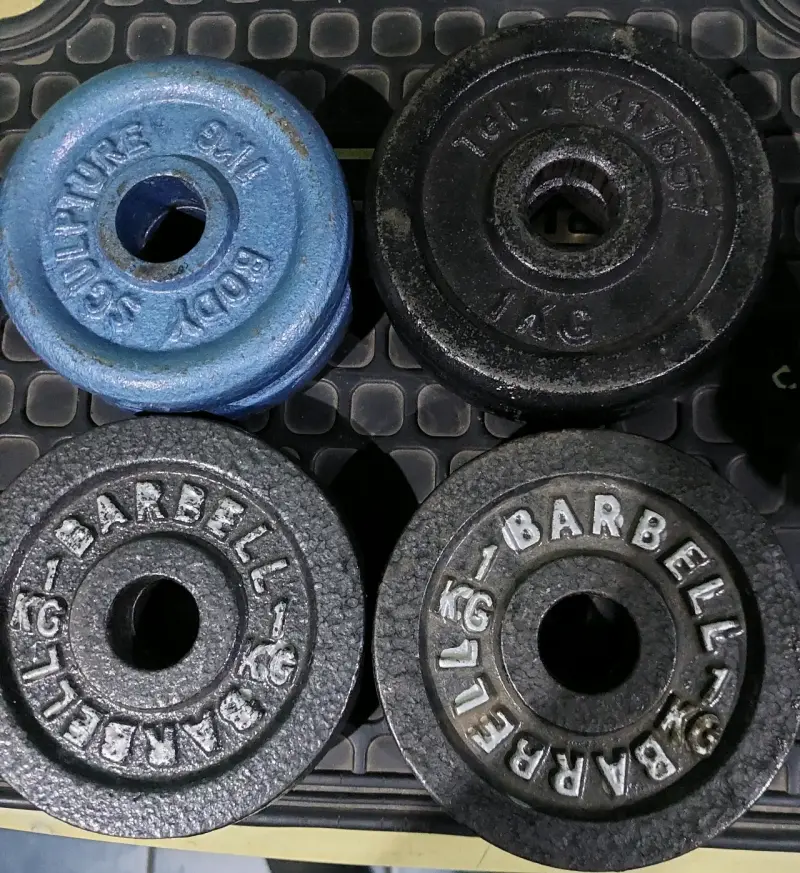 Pesas de disco para barra de gimnasio - 2
