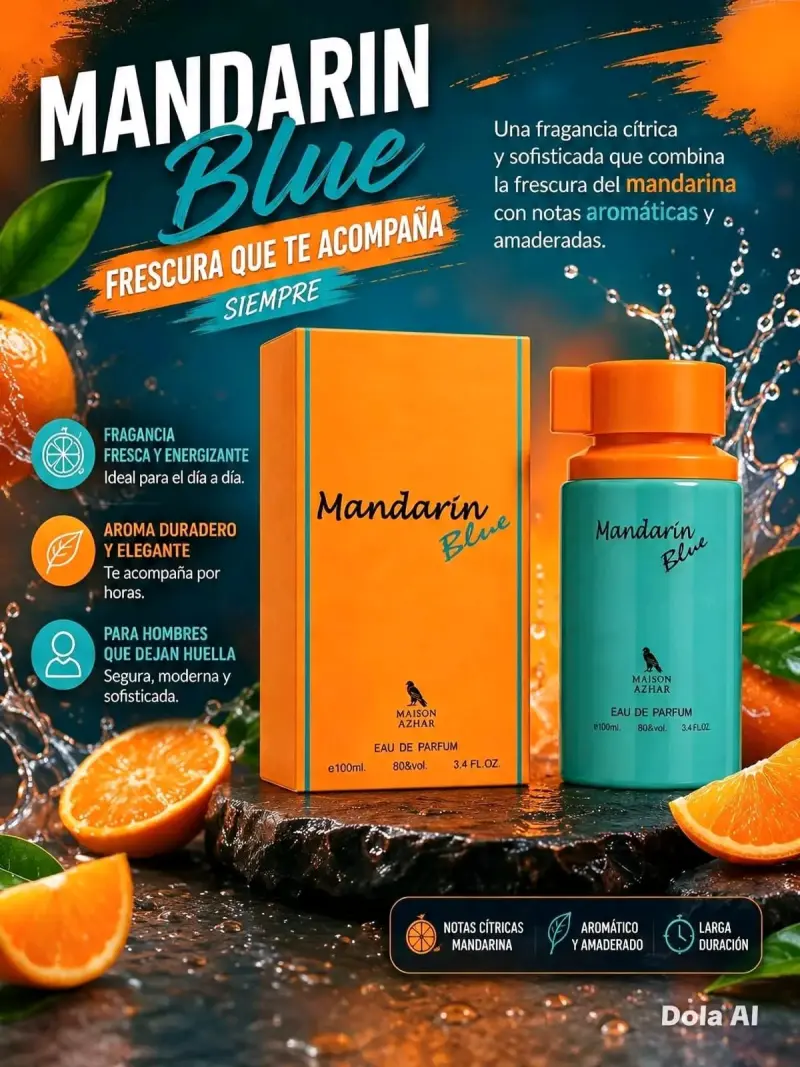Perfume Mandarin Blue Eau de Parfum 100ml