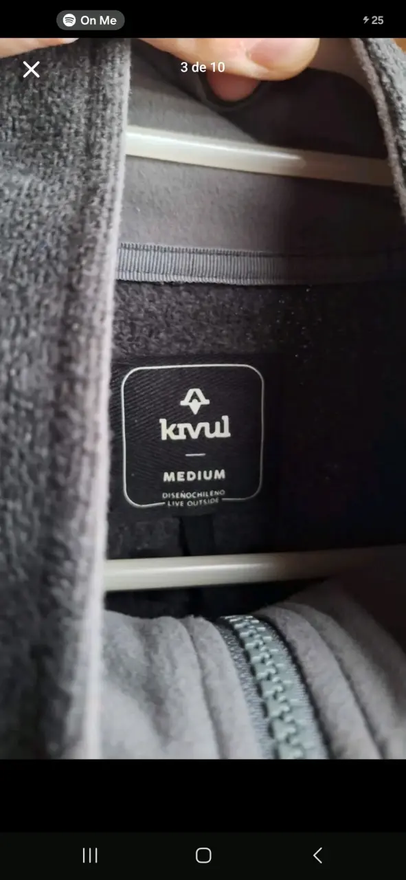 Chaqueta polar gris Kivültalla M - 2