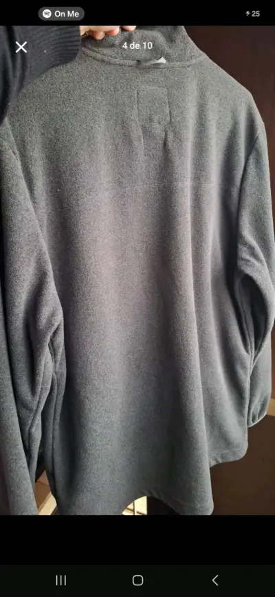 Chaqueta polar gris Kivültalla M - miniatura 4