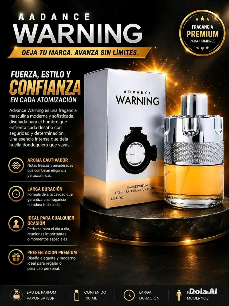 Perfume para Hombre Advance Warning 100ml