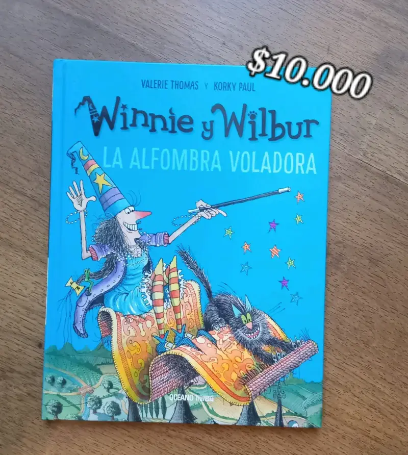 Libro infantil Winnie y Wilbur La Alfombra Voladora