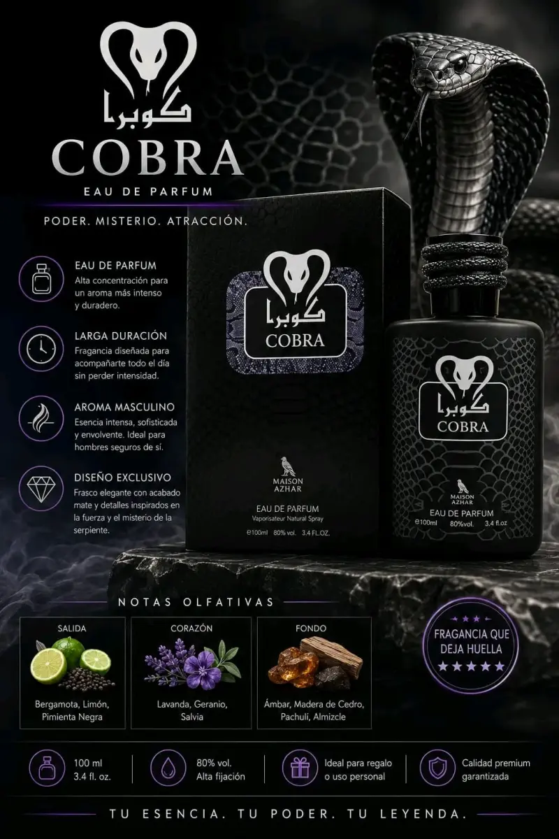 Perfume Cobra Eau de Parfum 100ml
