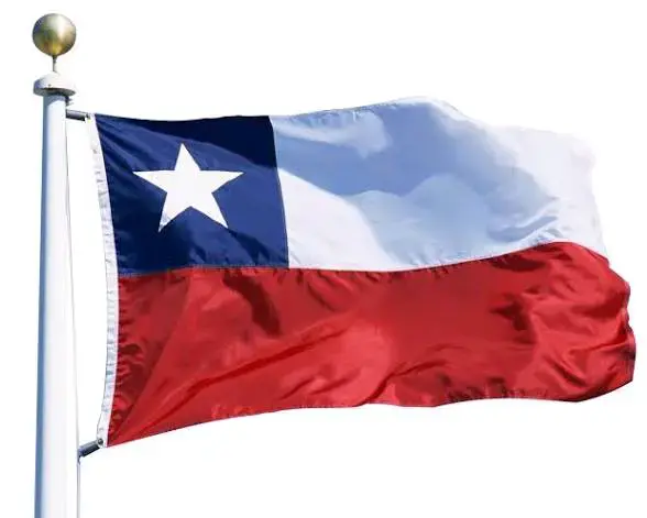 Bandera de Chile varias medidas