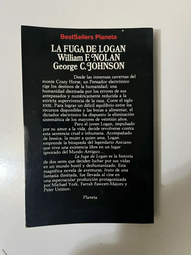 Libro 'La Fuga de Logan' de William F. Nolan y George C. Johnson - 3
