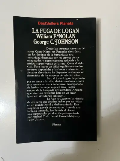 Libro 'La Fuga de Logan' de William F. Nolan y George C. Johnson - miniatura 3