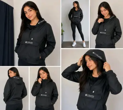 Casaca Negro Columbia para Mujer - miniatura 2