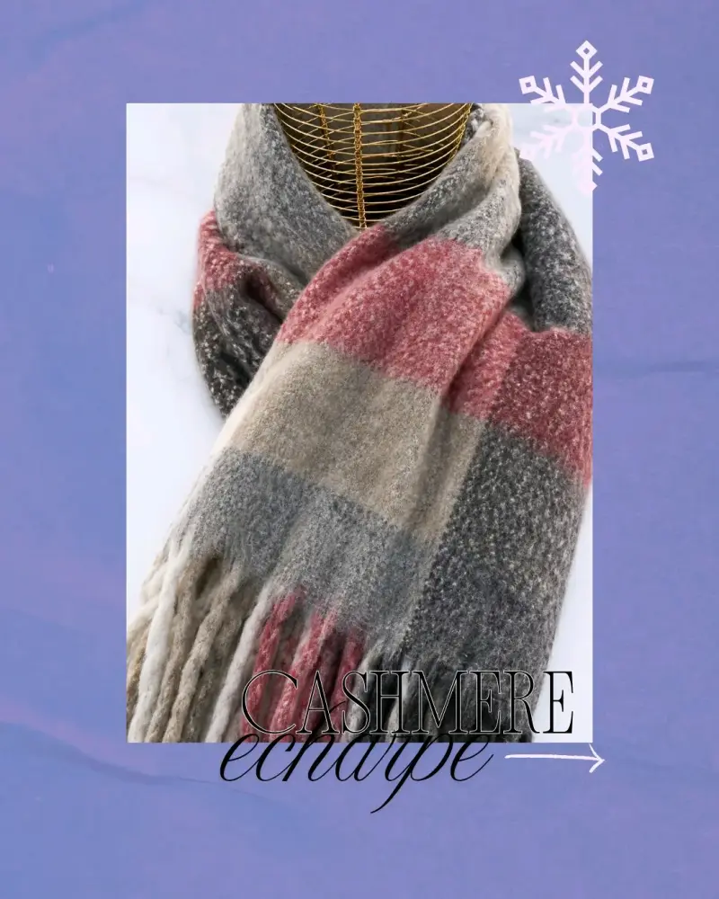Maxibufanda de Cashmere - 6