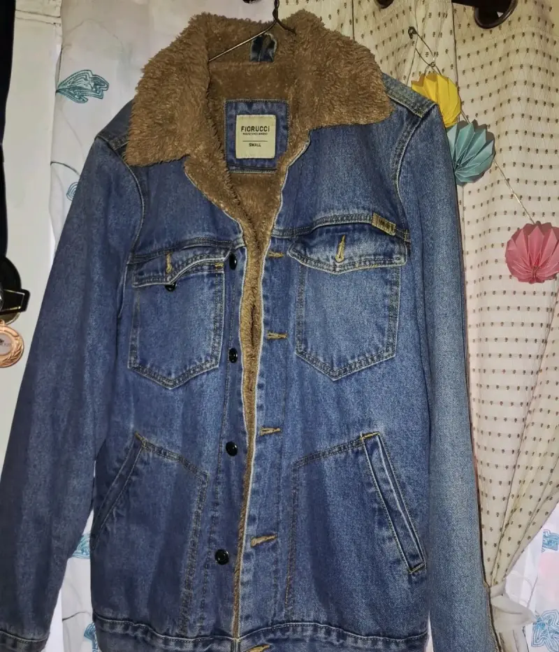 Chaqueta de mezclilla forrada Fiorucci talla S