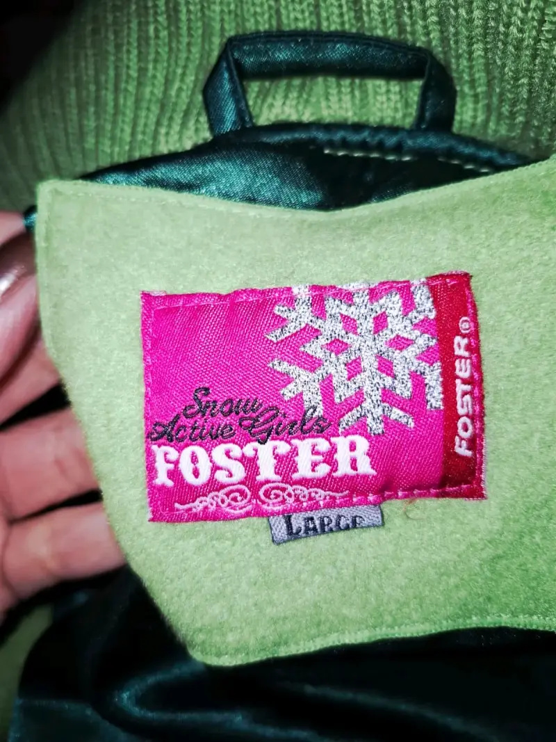 Chaqueta verde de lana Foster para mujer - 2
