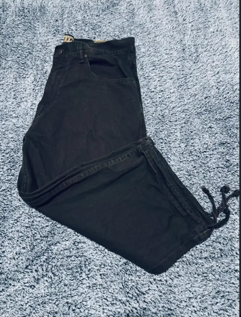 Jeans Wide Leg Café Oscuro - 1