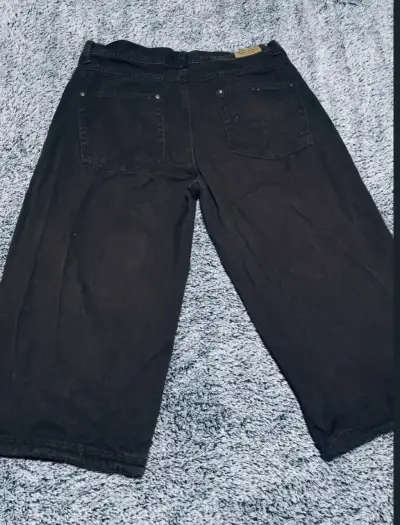 Jeans Wide Leg Café Oscuro - miniatura 3