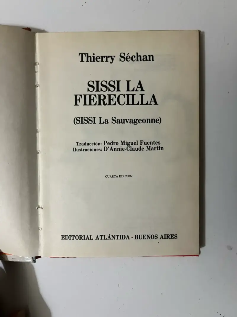 Libro 'Sissi la Fierecilla' de Thierry Séchan - 2