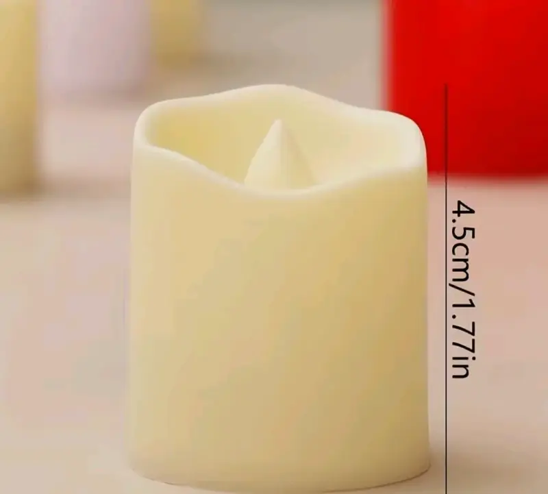 Velas LED decorativas sin llama, set de 8 - 1