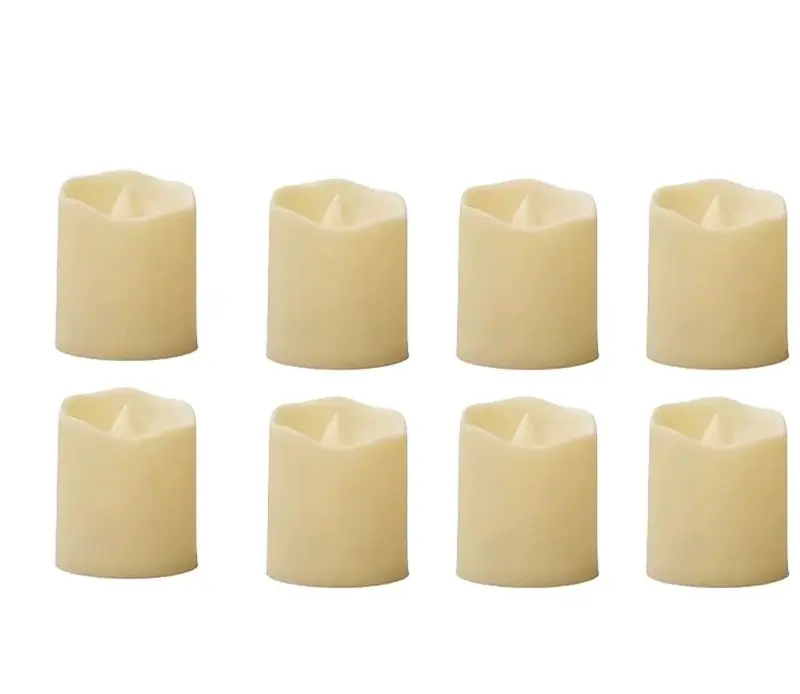 Velas LED decorativas sin llama, set de 8 - 4