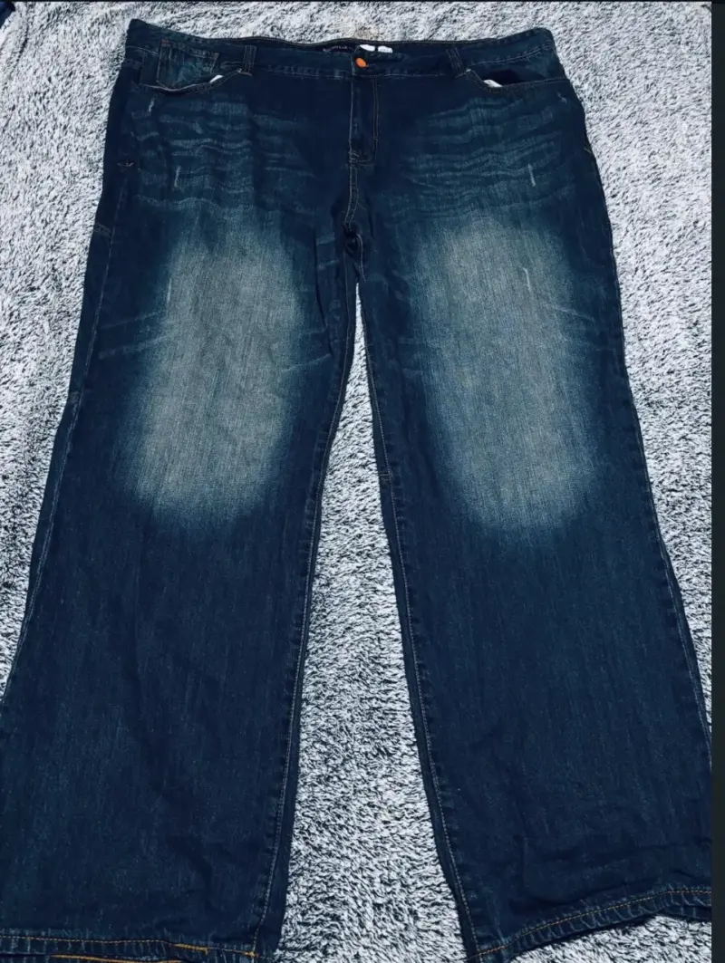 Jeans Wide Leg Azul Oscuro - 2