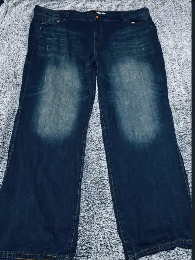 Jeans Wide Leg Azul Oscuro - miniatura 2
