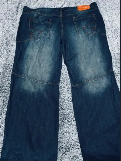 Jeans Wide Leg Azul Oscuro - miniatura 3