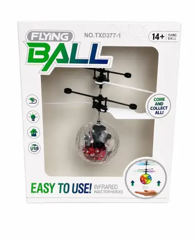 Pelota voladora con luces LED multicolor - miniatura 3