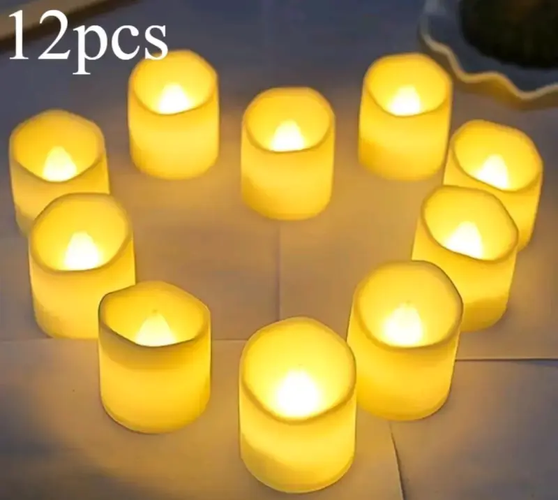 Velas LED sin llama 24 piezas con pilas incluidas - 2