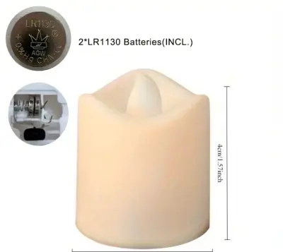 Velas LED sin llama 24 piezas con pilas incluidas - miniatura 3