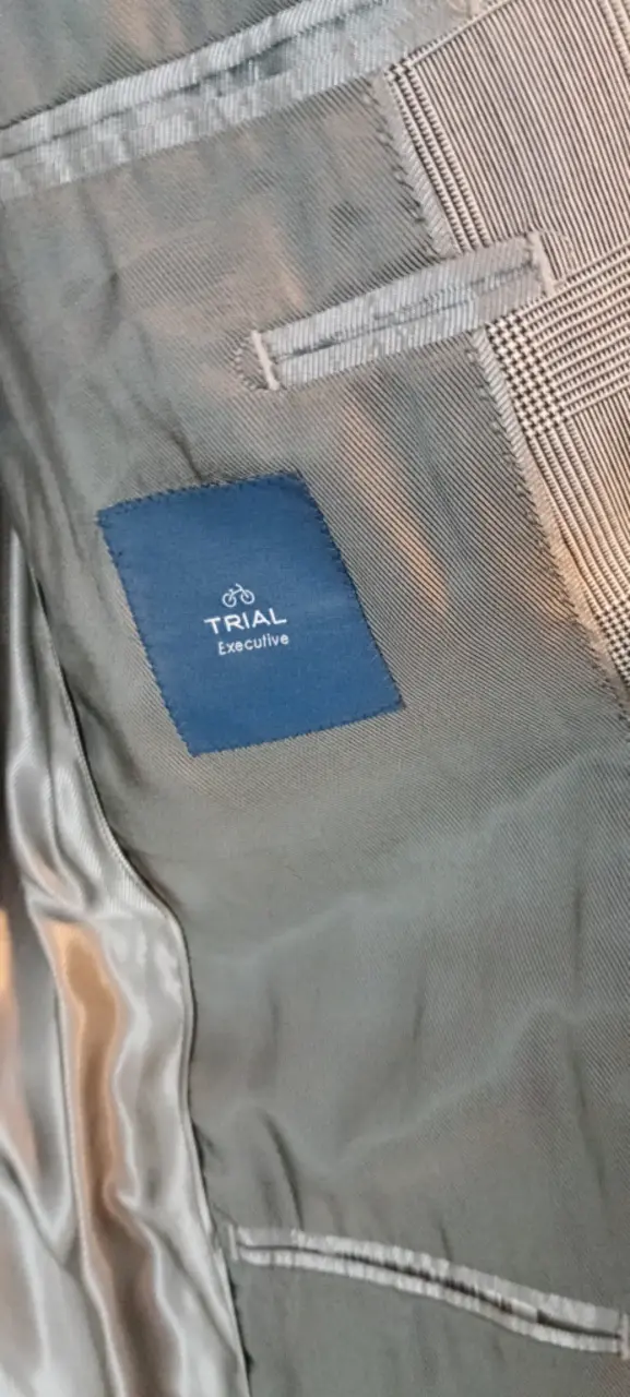 Traje gris elegante para hombre Trial Executive - 2
