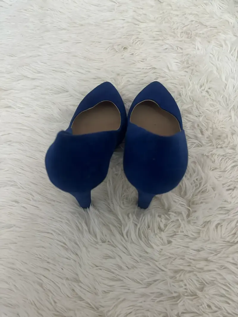 Zapatos de Tacón Azul Mujer Elegantes - 2