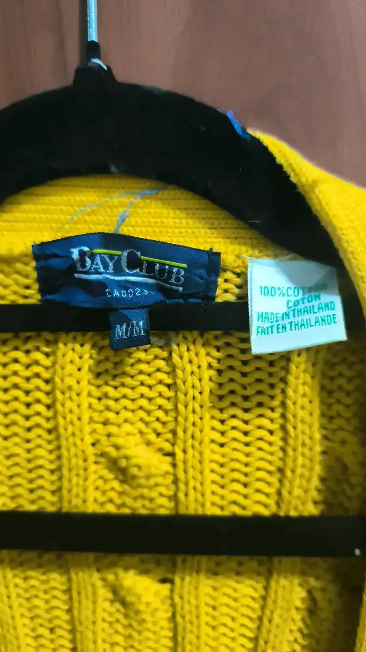 Cardigan amarillo de lana Day Club - 2