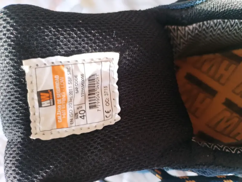 Botas de seguridad HW azul con tecnología Softgel - 2