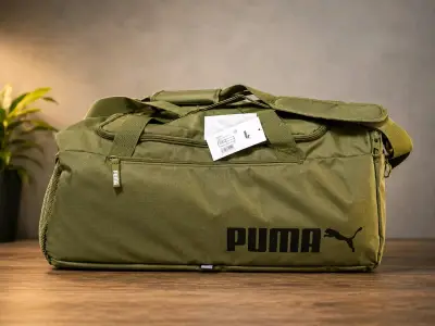 Bolso deportivo Puma verde musgo - miniatura 1
