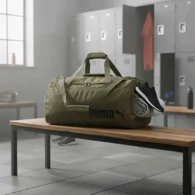 Bolso deportivo Puma verde musgo - miniatura 3