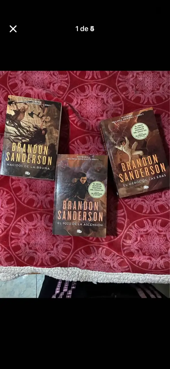 Trilogía Mistborn de Brandon Sanderson - 1