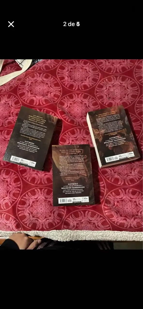 Trilogía Mistborn de Brandon Sanderson - 2