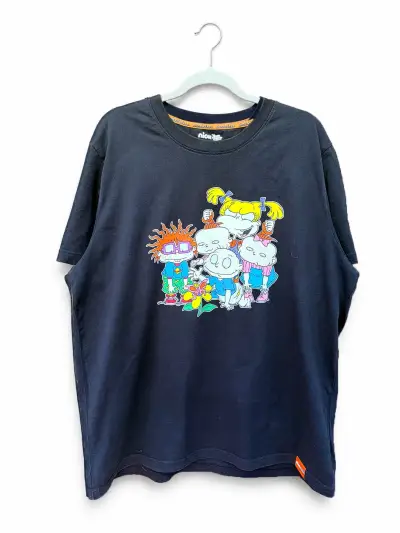 Polera negra Nick 90s con estampado Rugrats - miniatura 1