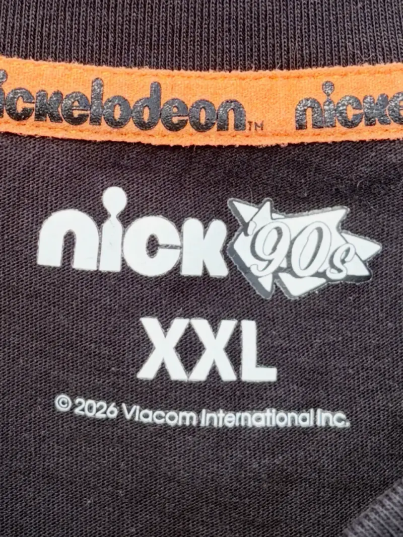 Polera negra Nick 90s con estampado Rugrats - 2