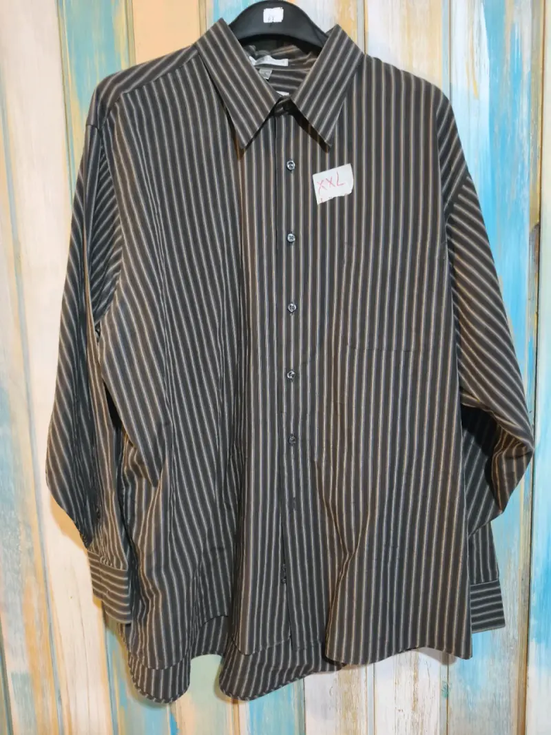 Camisa de rayas Geoffrey Beene XXL - 1