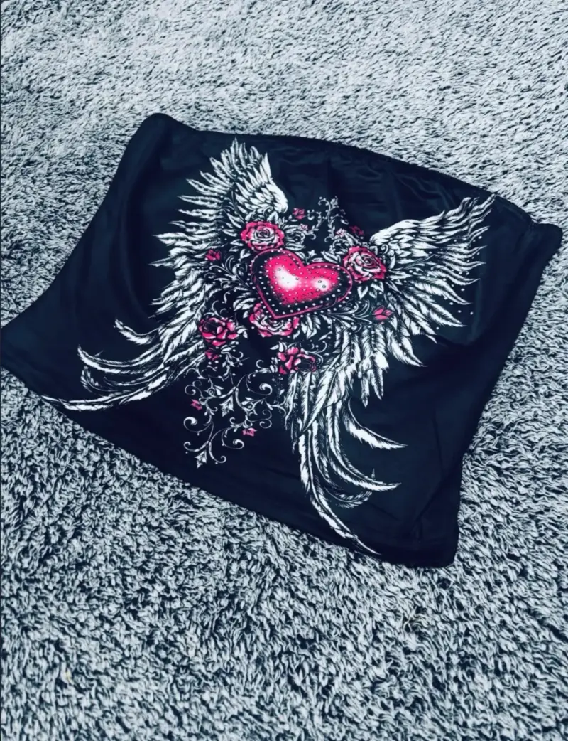 Top Y2K Heart Wings - 2