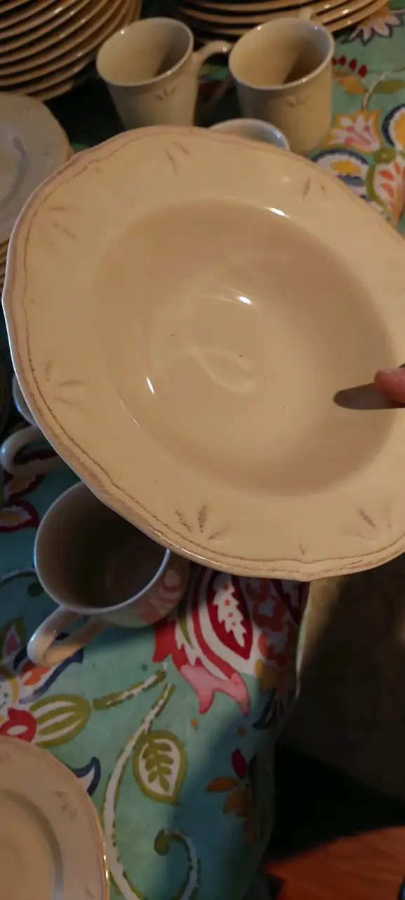 Juego de vajilla de cerámica Thomson beige - 5