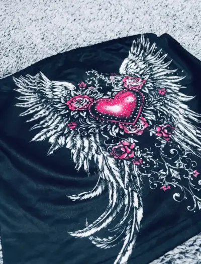 Top Y2K Heart Wings - miniatura 4