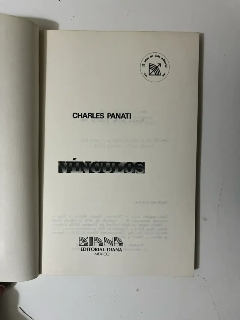 Libro 'Vínculos' de Charles Panati - 2