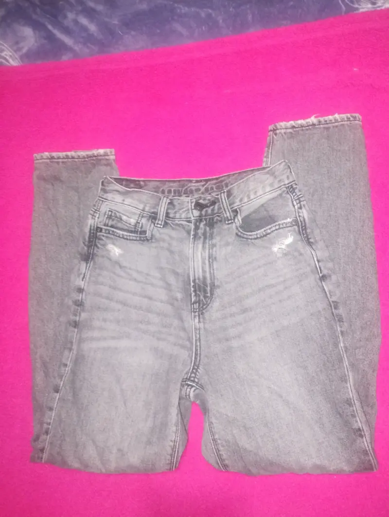 Jeans grises American Eagle para mujer - 1