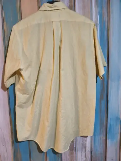 Camisa amarilla manga corta Lands' End talla M - miniatura 5