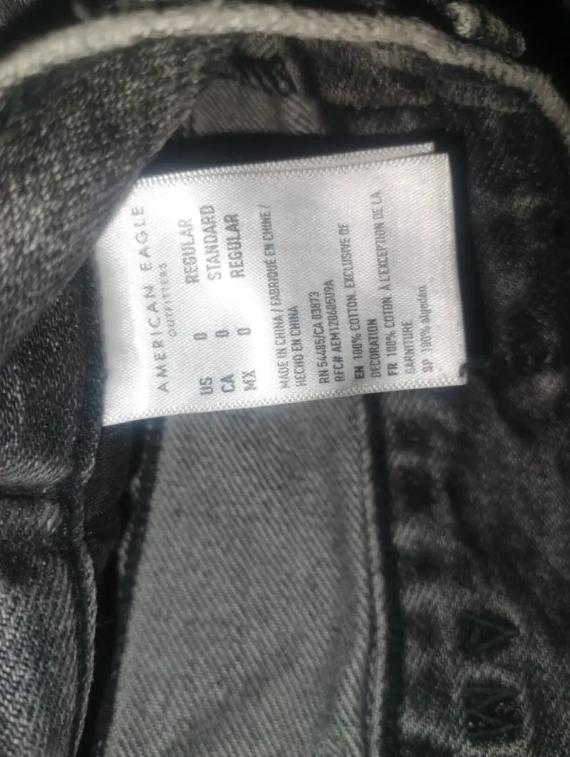 Jeans grises American Eagle para mujer - 2