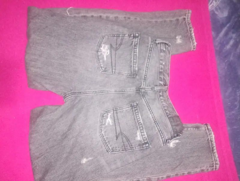 Jeans grises American Eagle para mujer - 4
