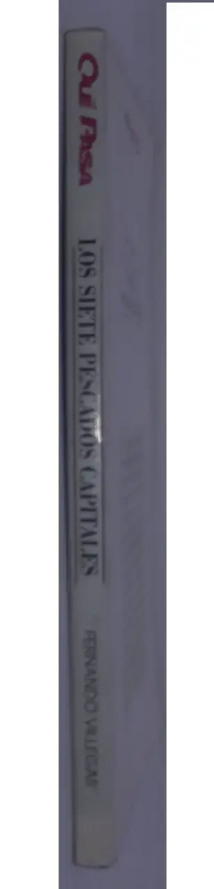 Libro 'Los Siete Pescados Capitales' de Fernando Villegas - 2