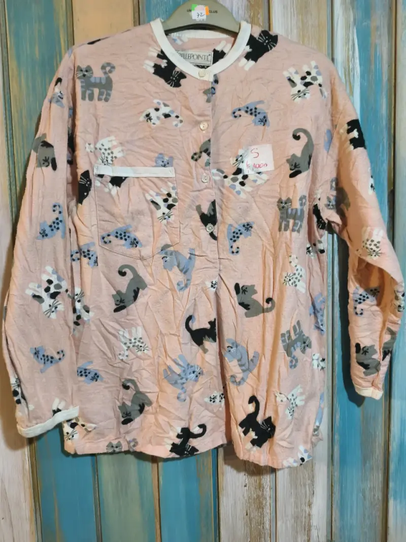 Pijama de mujer con estampado de gatos Bellepointe - 1