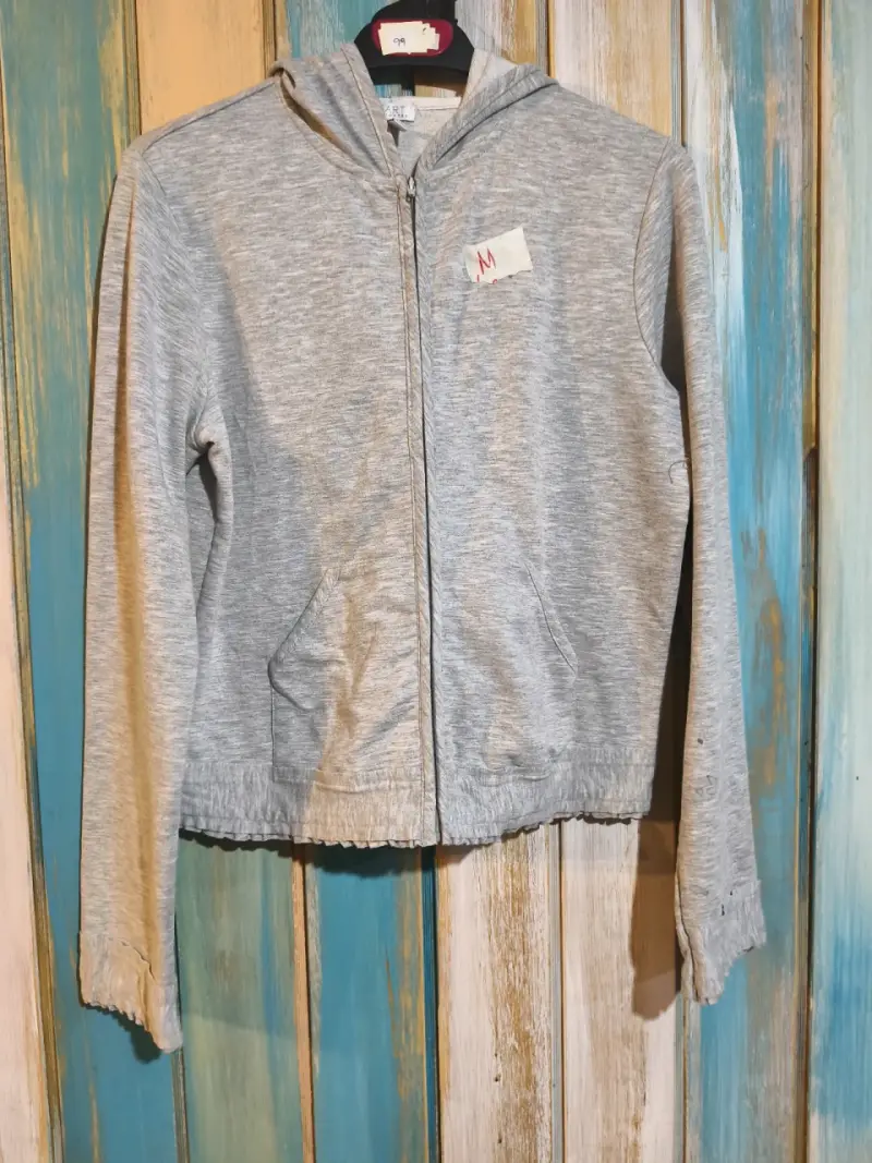 Polerón gris con capucha para mujer TART - 1