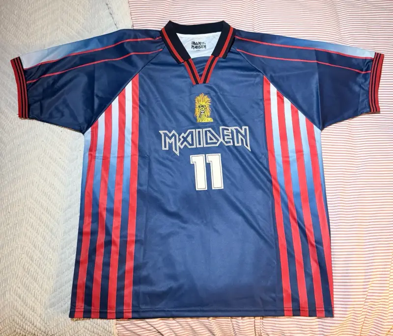 Camiseta Iron Maiden Azul Talla 2XL - 1